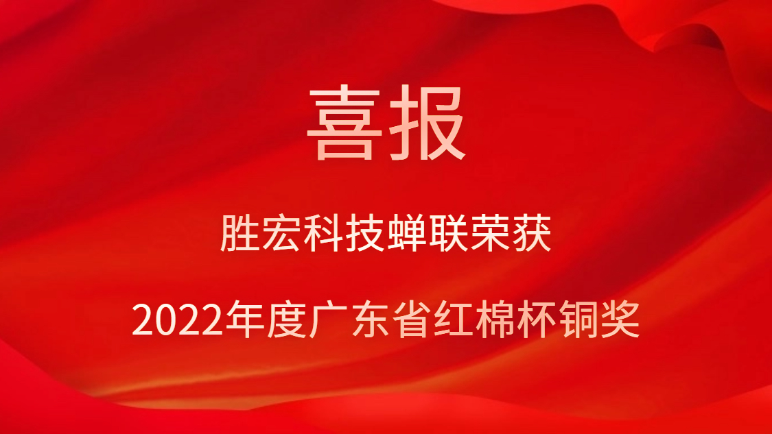 NG娱乐科技荣获2022年度广东省红棉杯铜奖